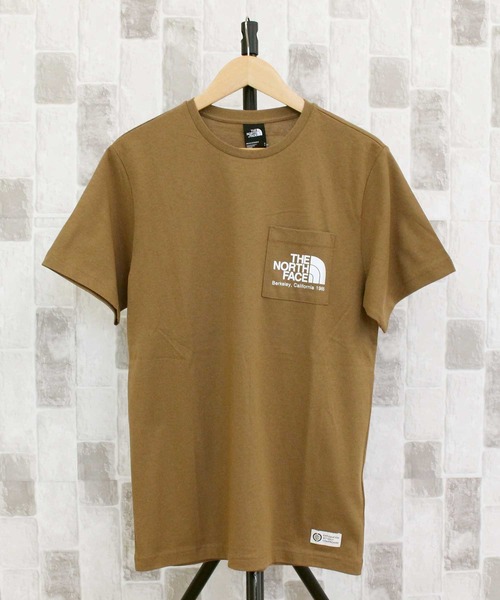 THE NORTH FACE(ザノースフェイス)の「バークレー カルフォルニア ポケット付き 半袖Tシャツ BERKELEY CALFORNIA POCKET S/S TEE(Tシャツ/カットソー・メンズ・ブラウン/ブラック・M/L/XL/S)」の2枚目の写真