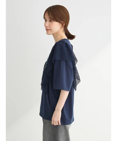 Sugar spoon(シュガースプーン)の「・SUGAR SPOON LIONptラッフルTEE(Tシャツ/カットソー・レディース・アイボリー/チャコールグレー/ネイビー・FREE)」の10枚目の写真