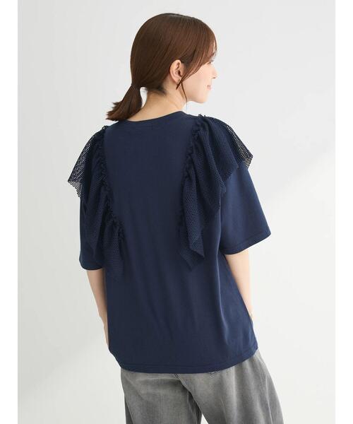 Sugar spoon(シュガースプーン)の「・SUGAR SPOON LIONptラッフルTEE(Tシャツ/カットソー・レディース・アイボリー/チャコールグレー/ネイビー・FREE)」の9枚目の写真