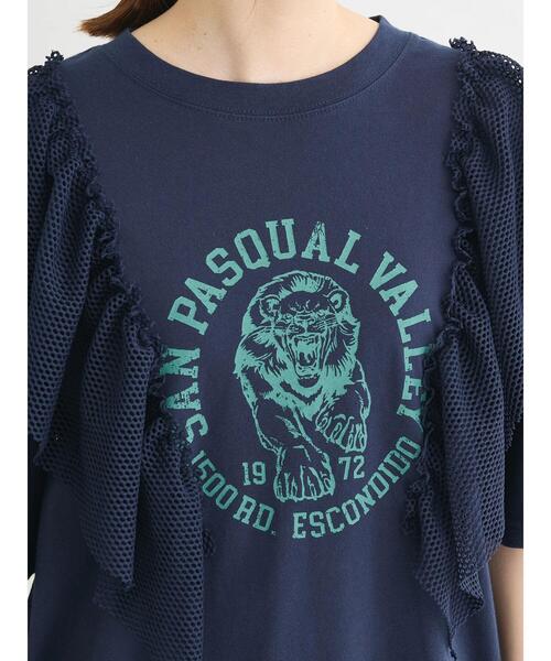 Sugar spoon(シュガースプーン)の「・SUGAR SPOON LIONptラッフルTEE(Tシャツ/カットソー・レディース・アイボリー/チャコールグレー/ネイビー・FREE)」の8枚目の写真