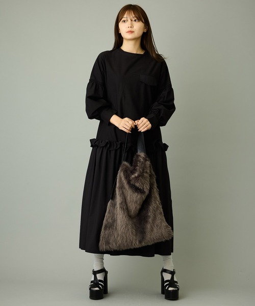 AVIE（アビィ）の「【RENEWAL】ワンショルダーファービッグバッグ