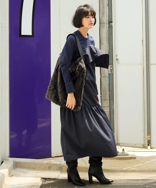 ワンショルダーファービッグバッグ✳︎AVIE AVIE（アビィ）の「【RENEWAL】ワンショルダーファービッグバッグ