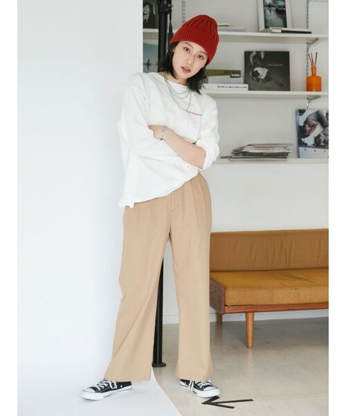 Ungrid(アングリッド)の「【WEB限定】ツータックチノパンツ(チノパンツ・レディース・ベージュ/チャコールグレー・MEDIUM/SMALL/X-SMALL)」の18枚目の写真