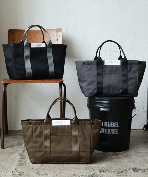 POST GENERAL(ポストジェネラル)の「POST GENERAL ポストジェネラル GOWITH COOLER TOTE / ゴーウィズ クーラートート(トートバッグ・メンズ・ブラック/ブラウン/ダークグレー・FREE)」の7枚目の写真