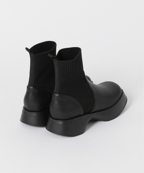 JEANASIS(ジーナシス)の「リブニットゴアブーツ/ 139290(パンプス・レディース・ホワイト系その他/ブラック・MEDIUM/LARGE)」の7枚目の写真