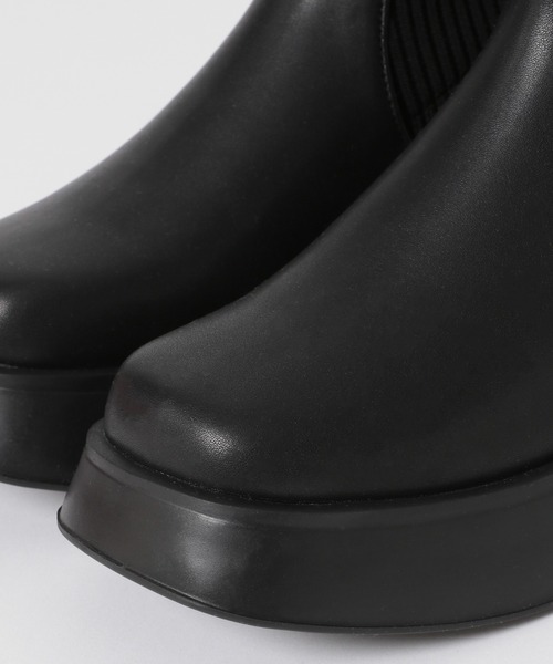 JEANASIS(ジーナシス)の「リブニットゴアブーツ/ 139290(パンプス・レディース・ホワイト系その他/ブラック・MEDIUM/LARGE)」の9枚目の写真