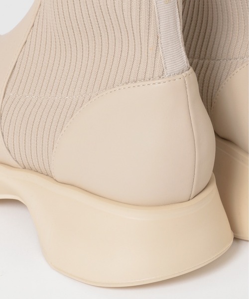 JEANASIS(ジーナシス)の「リブニットゴアブーツ/ 139290(パンプス・レディース・ホワイト系その他/ブラック・MEDIUM/LARGE)」の15枚目の写真