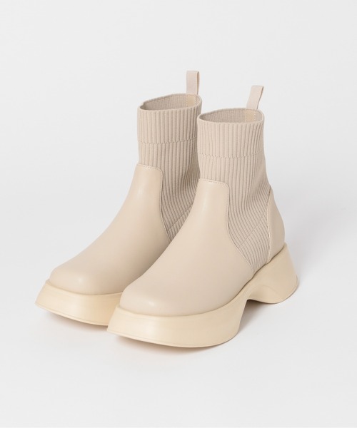 JEANASIS(ジーナシス)の「リブニットゴアブーツ/ 139290(パンプス・レディース・ホワイト系その他/ブラック・MEDIUM/LARGE)」の19枚目の写真