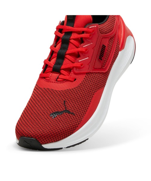 PUMA(プーマ)の「PUMA プーマ ユニセックス ソフトライド シンメトリー ランニングシューズ(スニーカー・メンズ・レッド/ブラック系その他/ブラック×ピンク・22.5cm/23.5cm/24.5cm/25.5cm/26.5cm/25.0cm/26.0cm/27.0cm/28.0cm/29.0cm/22.0cm/27.5cm/28.5cm/29.5cm/30.0cm/23.0cm/24.0cm)」の15枚目の写真