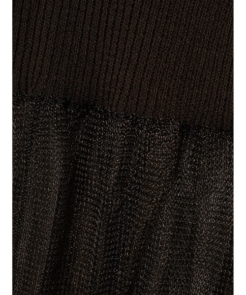 SORIN（ソリン　）の「Sheer Rib Cropped Top（ニット/セーター・レディース・ダークブラウン/ベージュ/ブラック・38）」の16枚目の写真