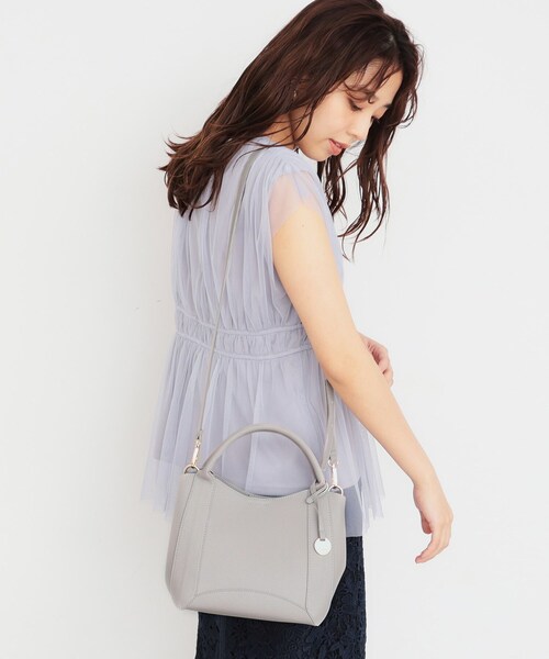 index（インデックス）の「◆【2WAY】ミニトートバッグ（トートバッグ・レディース・ブラック/オフホワイト/グレー・00）」の19枚目の写真