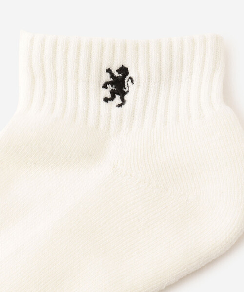 GYMPHLEX(ジムフレックス)の「Gymphlex | ショート クルーソックス MEN(ソックス/靴下・メンズ・ブラック/ホワイト・MENS)」の4枚目の写真