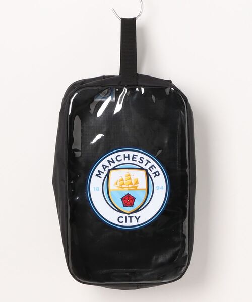E-COME(イーカム)の「Manchester City シューズバッグ(シューズ小物/雑貨・レディース・ライトブルー/ブラック・FREE)」の1枚目の写真