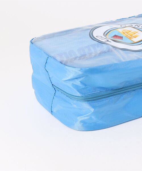 E-COME(イーカム)の「Manchester City シューズバッグ(シューズ小物/雑貨・レディース・ライトブルー/ブラック・FREE)」の4枚目の写真