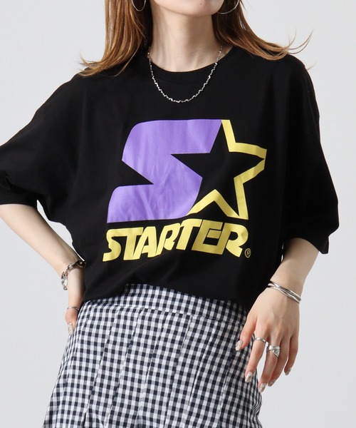 セール】STARTER アイコンロゴプリント ビッグシルエットT