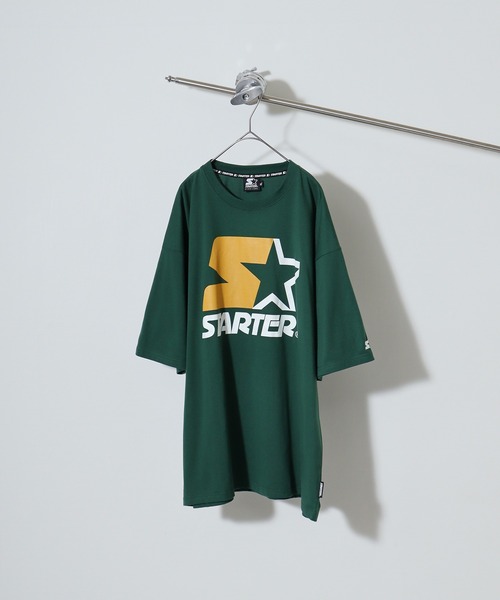 STARTER BLACK LABEL（スターターブラックレーベル）の「STARTER アイコンロゴプリント ビッグシルエットＴシャツ ABETTOR SELECTオリジナル（Tシャツ/カットソー・メンズ・ブラック/ホワイト/グリーン・M/L/XL）」の5枚目の写真