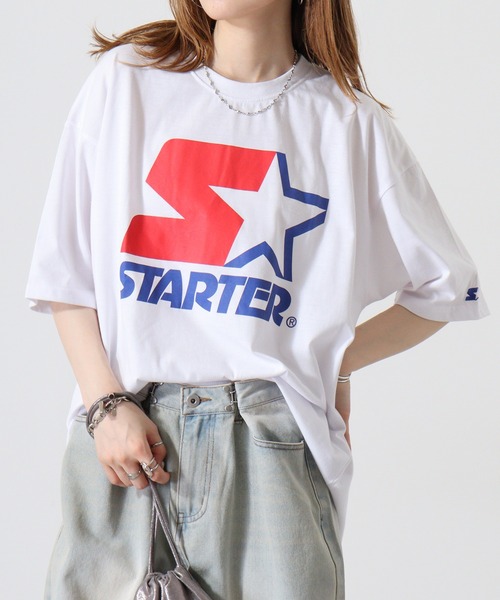 STARTER BLACK LABEL（スターターブラックレーベル）の「STARTER アイコンロゴプリント ビッグシルエットＴシャツ ABETTOR SELECTオリジナル（Tシャツ/カットソー・メンズ・ブラック/ホワイト/グリーン・M/L/XL）」の13枚目の写真