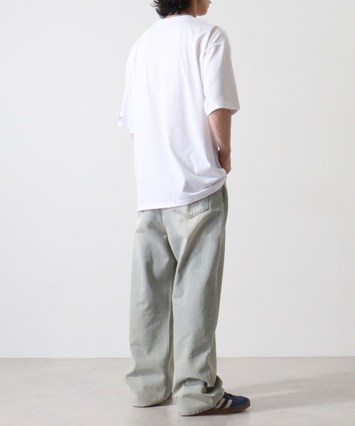 STARTER BLACK LABEL（スターターブラックレーベル）の「STARTER アイコンロゴプリント ビッグシルエットＴシャツ ABETTOR SELECTオリジナル（Tシャツ/カットソー・メンズ・ブラック/ホワイト/グリーン・M/L/XL）」の22枚目の写真