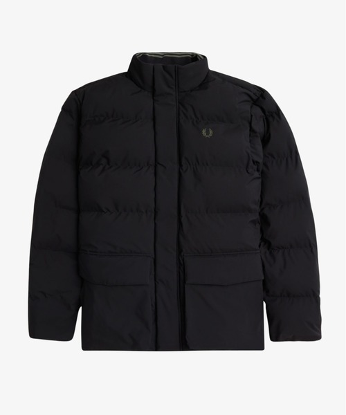 FRED PERRY（フレッドペリー）の「Padded Pocket Detail Jacket（ダウンジャケット/コート・メンズ・ブラック・S/M/L）」の8枚目の写真