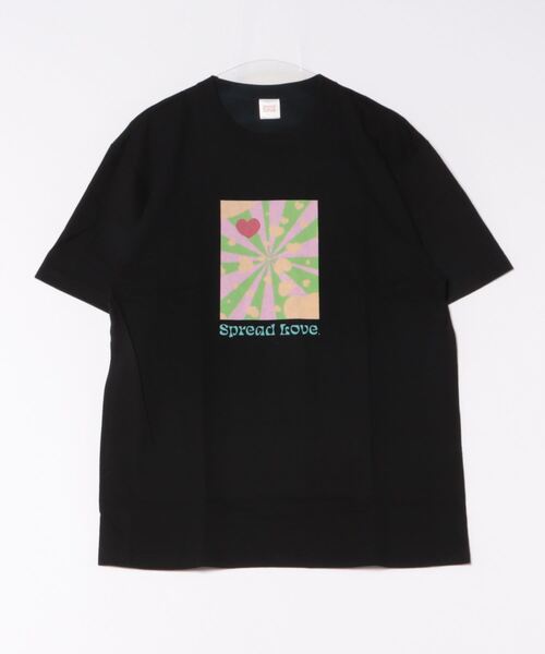 sunny branch(サニーブランチ)の「★Spread Love★オリジナルプリント S/S T(Tシャツ/カットソー・レディース・ブラック/ホワイト・LARGE/MEDIUM/SMALL)」の1枚目の写真