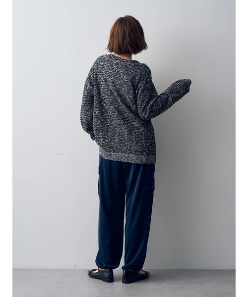 YECCA VECCA（イェッカヴェッカ）の「ラメツイードニットカーディガン（カーディガン/ボレロ・レディース・その他16/ライトベージュ・FREE）」の12枚目の写真