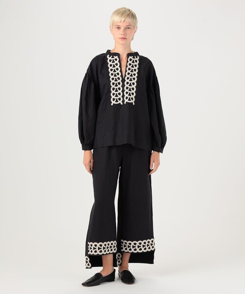 BY MALENE BIRGER(バイマレーネビルガー)の「BY MALENE BIRGER MIRABELL リネンパンツ(その他パンツ・レディース・ブラック系その他・34)」の11枚目の写真