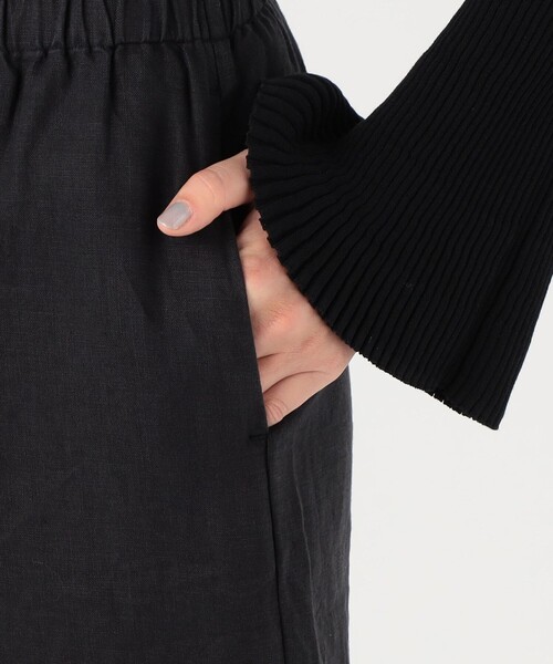 BY MALENE BIRGER(バイマレーネビルガー)の「BY MALENE BIRGER MIRABELL リネンパンツ(その他パンツ・レディース・ブラック系その他・34)」の4枚目の写真