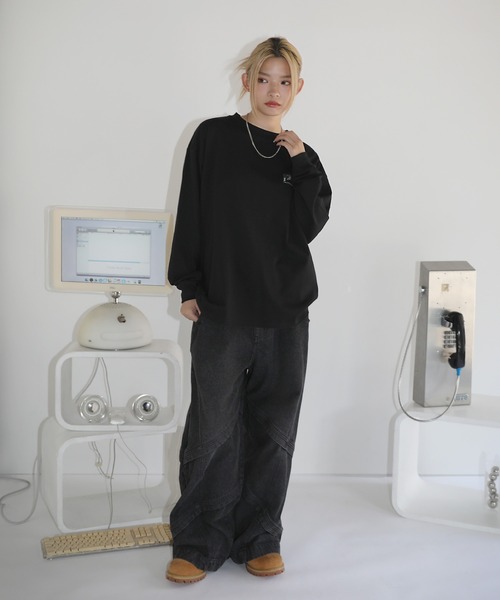 ⭐️美品‼️スラッシャー×ルーディーズコラボ TシャツV Kデザイン セール】THRASHER×MSG/スラッシャー 別注 ビンテージライク ワン