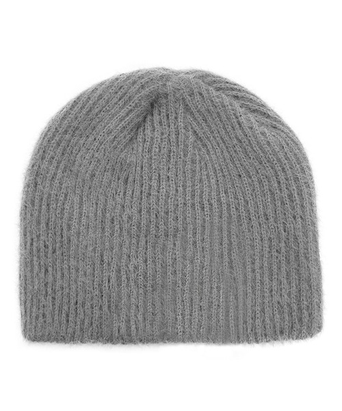 OY(オーワイ)の「『OY/オーワイ』 HAIRY S.L BEANIE/ヘアリーS.Lビーニー(ニットキャップ/ビーニー・レディース・ライトグレー/ブラック・FREE)」の12枚目の写真