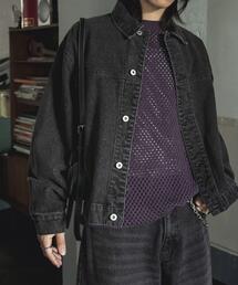 『セットアップ対応』ツイストデニムジャケット