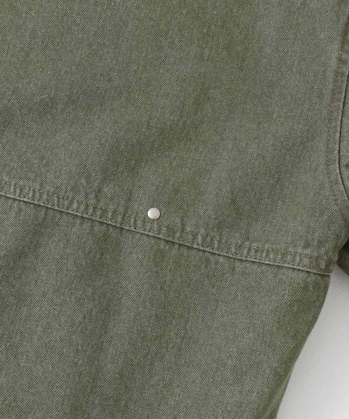 SENSE OF PLACE by URBAN RESEARCH（センスオブプレイスバイアーバンリサーチ）の「『セットアップ対応』ツイストデニムジャケット（デニムジャケット・メンズ・パープル/グリーン・MEDIUM/LARGE）」の5枚目の写真