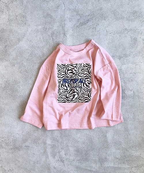 Life Support Products（ライフサポートプロダクツ）の「プリントロンティー（Tシャツ/カットソー・キッズ・ラベンダー/オフホワイト/グレー/ライトブルー/杢グレー/チャコール/ホワイト系その他/レッド/モスグリーン/ライトピンク・120/110/100/95/90/80/150/140/130）」の9枚目の写真