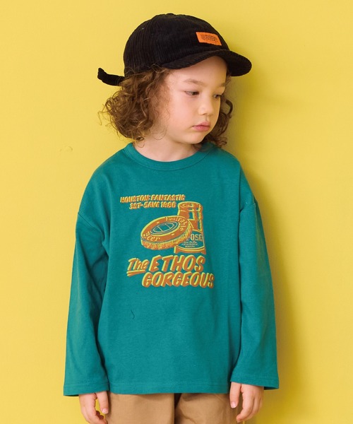 Life Support Products（ライフサポートプロダクツ）の「プリントロンティー（Tシャツ/カットソー・キッズ・ラベンダー/オフホワイト/グレー/ライトブルー/杢グレー/チャコール/ホワイト系その他/レッド/モスグリーン/ライトピンク・120/110/100/95/90/80/150/140/130）」の6枚目の写真