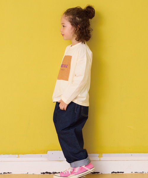 Life Support Products（ライフサポートプロダクツ）の「プリントロンティー（Tシャツ/カットソー・キッズ・ラベンダー/オフホワイト/グレー/ライトブルー/杢グレー/チャコール/ホワイト系その他/レッド/モスグリーン/ライトピンク・120/110/100/95/90/80/150/140/130）」の15枚目の写真