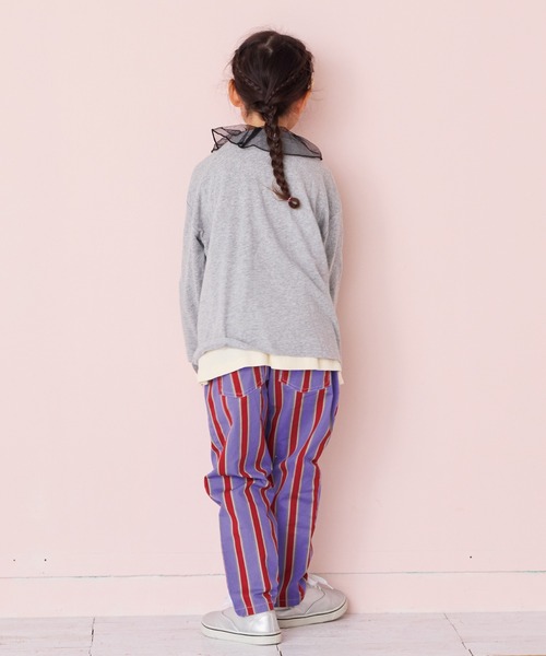 Life Support Products（ライフサポートプロダクツ）の「プリントロンティー（Tシャツ/カットソー・キッズ・ラベンダー/オフホワイト/グレー/ライトブルー/杢グレー/チャコール/ホワイト系その他/レッド/モスグリーン/ライトピンク・120/110/100/95/90/80/150/140/130）」の22枚目の写真