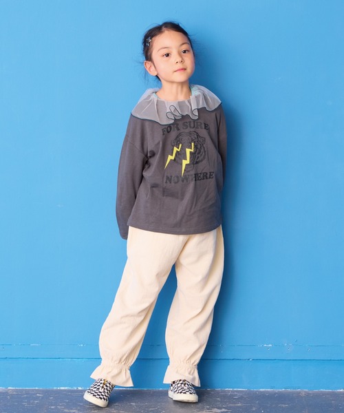 Life Support Products（ライフサポートプロダクツ）の「プリントロンティー（Tシャツ/カットソー・キッズ・ラベンダー/オフホワイト/グレー/ライトブルー/杢グレー/チャコール/ホワイト系その他/レッド/モスグリーン/ライトピンク・120/110/100/95/90/80/150/140/130）」の18枚目の写真