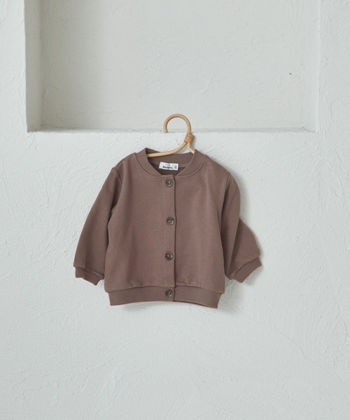 pairmanon（ペアマノン）の「【ベビー】裏毛 ブルゾン風 セットアップ（その他ベビーウェア・キッズ・ブラウン/ベージュ/ホワイト系その他/ブラック系その他・70/80）」の12枚目の写真