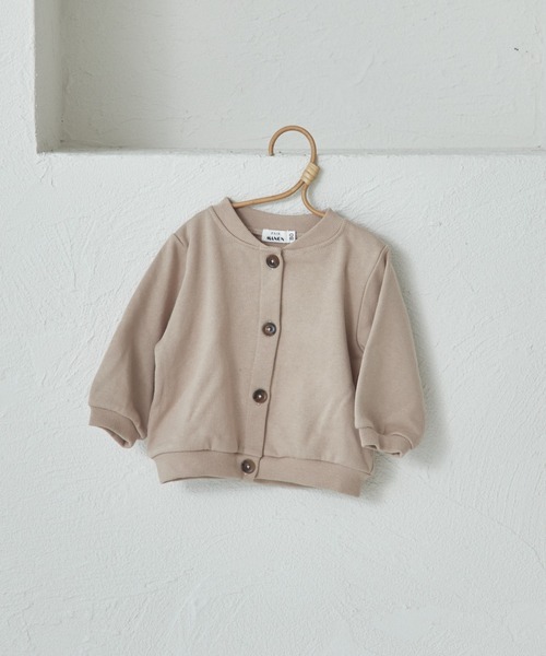 pairmanon（ペアマノン）の「【ベビー】裏毛 ブルゾン風 セットアップ（その他ベビーウェア・キッズ・ブラウン/ベージュ/ホワイト系その他/ブラック系その他・70/80）」の15枚目の写真