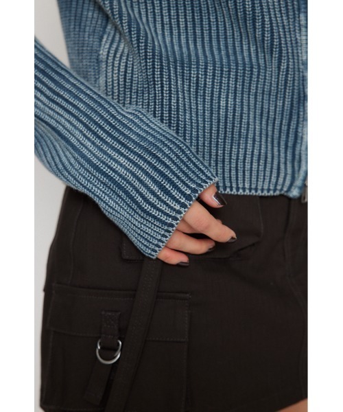 METAL MOTIF ZIP ニット（ニット/セーター）｜LAGUA GEM