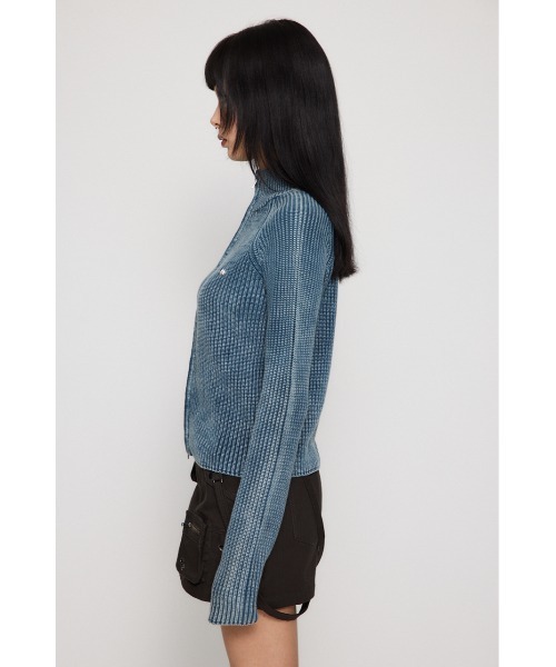 METAL MOTIF ZIP ニット（ニット/セーター）｜LAGUA GEM