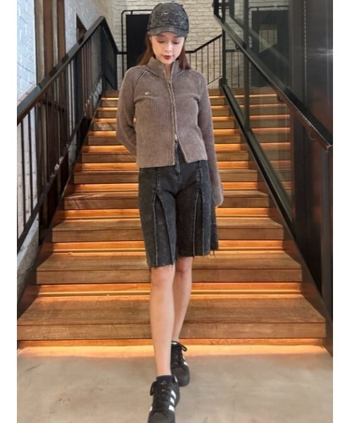 METAL MOTIF ZIP ニット（ニット/セーター）｜LAGUA GEM