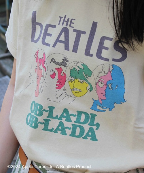 Lee（リー）の「Wrangler/ラングラー【BEATLESxWrangler】コラボ第2段！クルーネックTシャツ（Tシャツ/カットソー・メンズ・ホワイト/ベージュ/レッド・SMALL/MEDIUM/LARGE）」の3枚目の写真