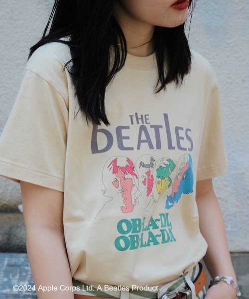 Lee（リー）の「Wrangler/ラングラー【BEATLESxWrangler】コラボ第2段！クルーネックTシャツ（Tシャツ/カットソー・メンズ・ホワイト/ベージュ/レッド・SMALL/MEDIUM/LARGE）」の14枚目の写真