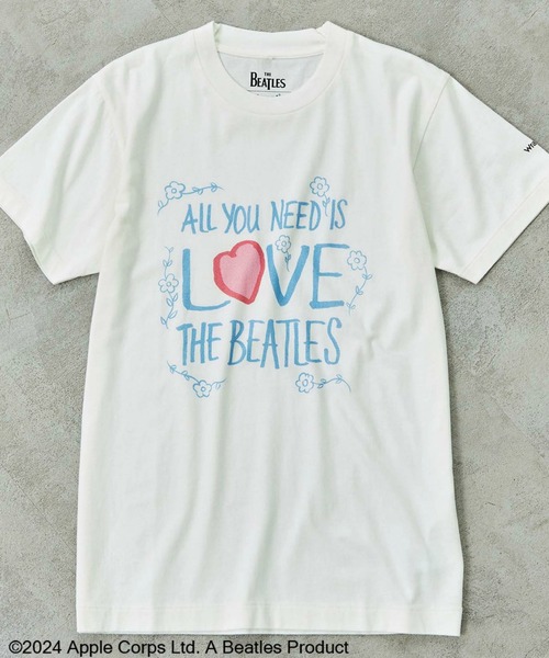 Lee（リー）の「Wrangler/ラングラー【BEATLESxWrangler】コラボ第2段！クルーネックTシャツ（Tシャツ/カットソー・メンズ・ホワイト/ベージュ/レッド・SMALL/MEDIUM/LARGE）」の18枚目の写真