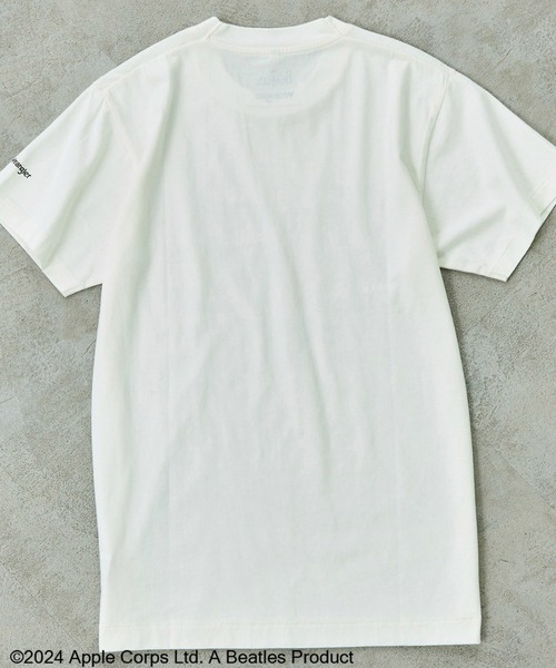 Lee（リー）の「Wrangler/ラングラー【BEATLESxWrangler】コラボ第2段！クルーネックTシャツ（Tシャツ/カットソー・メンズ・ホワイト/ベージュ/レッド・SMALL/MEDIUM/LARGE）」の19枚目の写真