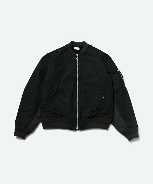 FACTOTUM（ファクトタム）の「【FACTOTUM】 Nylon MA-1（MA-1・メンズ・ブラック/カーキ・46/48）」の3枚目の写真