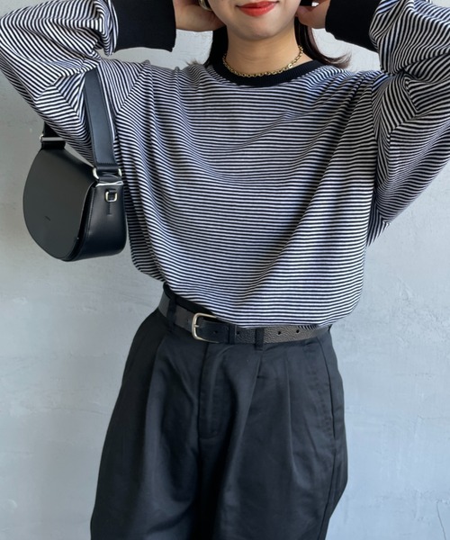 【セール】[GICIPI/ジチピ] LUPO クルーネックコットンニットソー（ニット/セーター）｜gicipi（ジチピ）