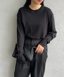 [GICIPI/ジチピ] LUPO クルーネックコットンニットソー