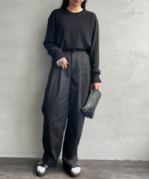 gicipi（ジチピ）の「[GICIPI/ジチピ] LUPO クルーネックコットンニットソー（ニット/セーター・レディース・ブラック系その他/ホワイト/ブラック/グレー系その他・5/4）」の5枚目の写真