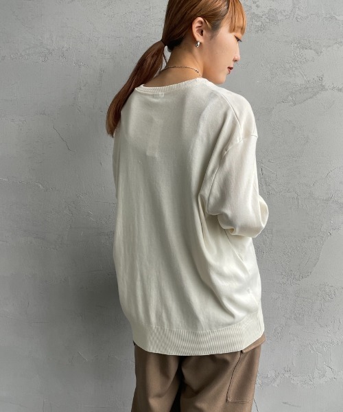 gicipi(ジチピ) ニット セーター ニットソー イタリア製 メンズ gicipi ジチピ ニット ホワイト 白 サイズ:4(FREE) ⁄ 24秋冬 クルー